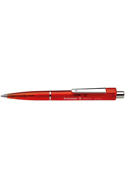 SCHNEIDER Schneider Optima Ballpoint Pen, Red