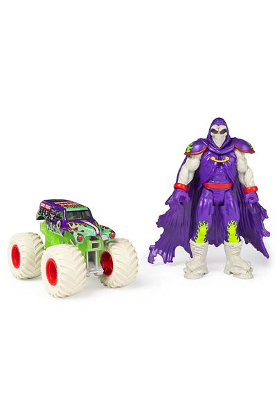 Spinmaster Monster Jam 1:64 Creatures Series Grave Digger and Grim