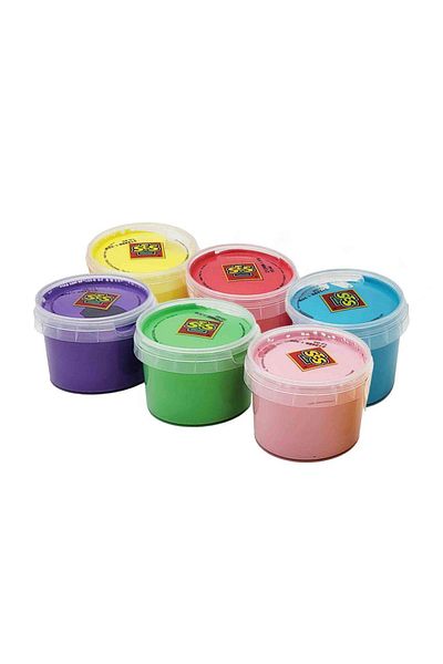 SES Creative Set Acuarele De Pictat Cu Degetul 6 Culori