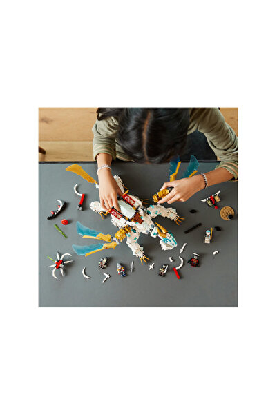 LEGO ® NINJAGO® Zane's Ice Dragon Creature 71786 - Building Set for Ages 10 and Up (973 Pieces)