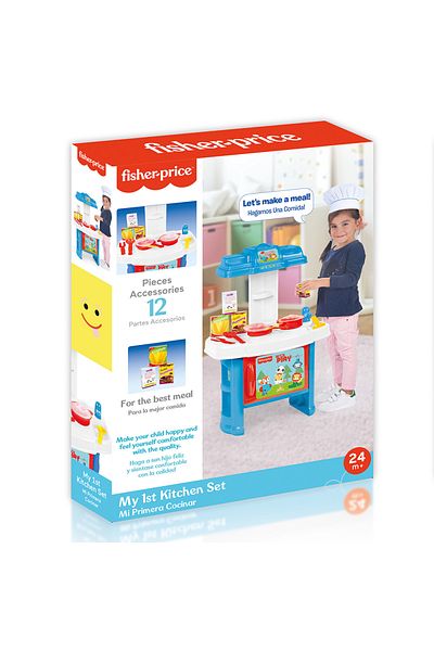 FISHER PRICE Fisher-price Chef's Kitchen Set 64x27x41 Cm.It is in its dimensions.