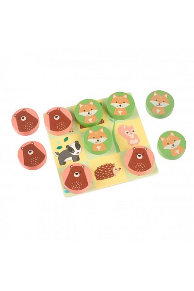Orange Tree Toys Ξύλινο παιχνίδι Tic Tac Toe,