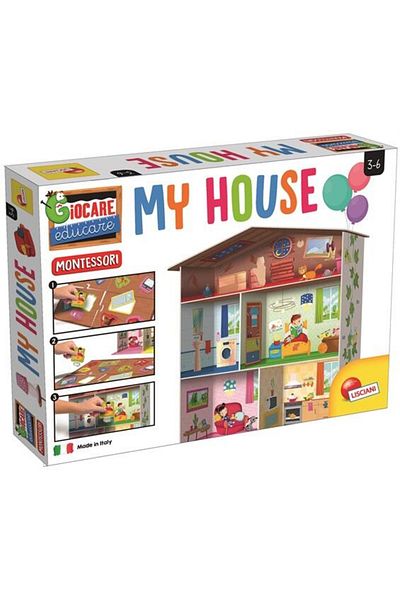 Lisciani Montessori Maxi Game - My House
