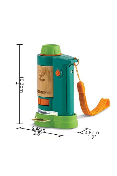 Hape Bamboo Children's Toy Microscope
