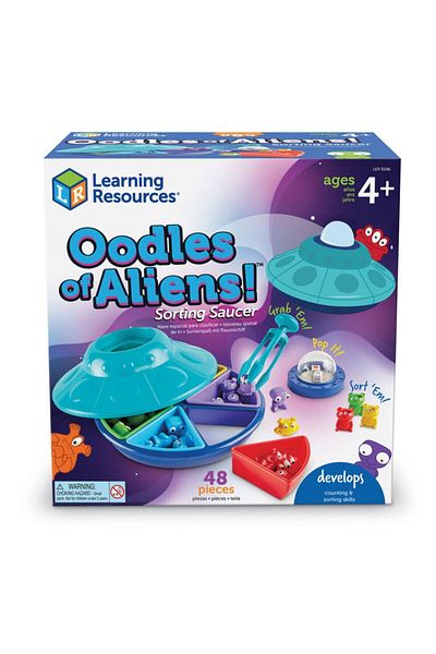 Learning Resources Oodles Of Aliens! ™ Grouping Plate