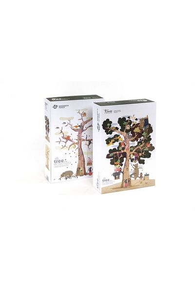 Londji Giant Puzzle, Reversible, My Tree, 50 Pieces
