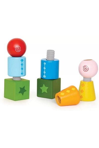 Hape Screw-in Construction Set,