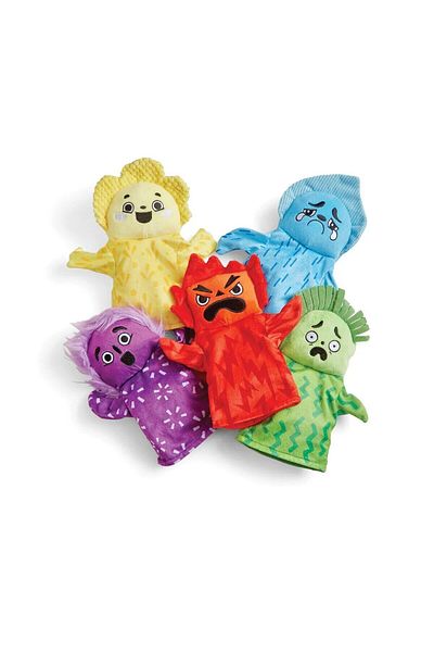 Hand2Mind Hand puppet set - Emotions Family