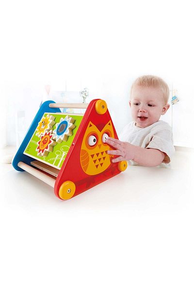 Hape Interactive Wooden Toy - Activity Triangle