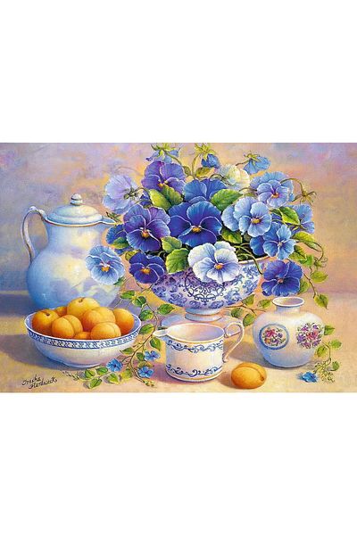 Trefl Puzzle 1000 Buchet Albastru
