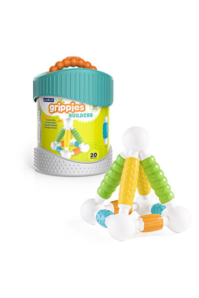 Guidecraft Grippies Builders, Set senzorial magnetic, 20 bucăți