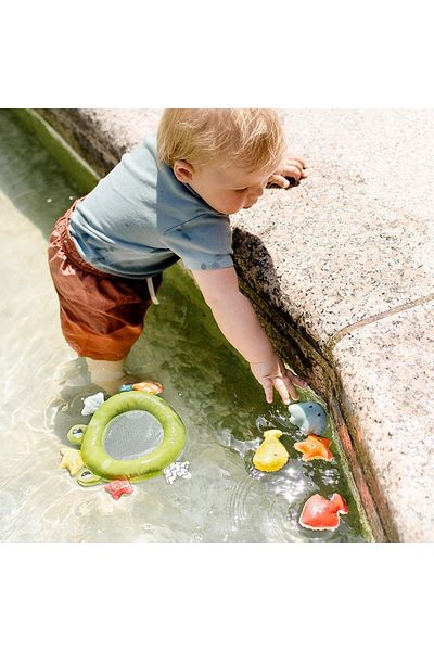 Fehn Bath toy - Cheerful frog