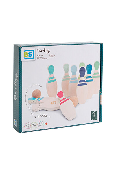 BS Toys Set Bowling Din Lemn, 10 Popice, Fsc,