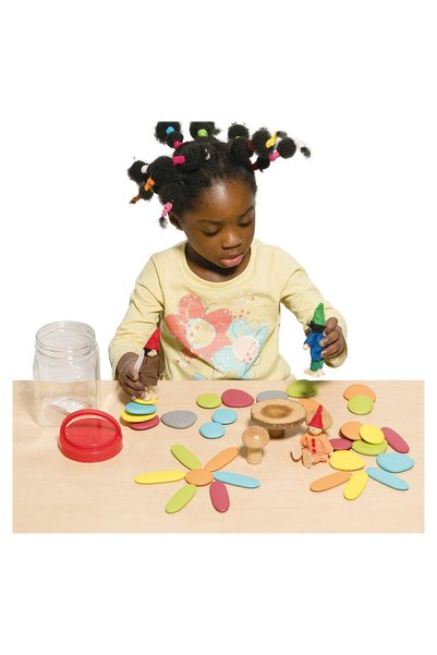 Edx Education Junior Pebbles, Set 36 Pietricele In Culori Naturale