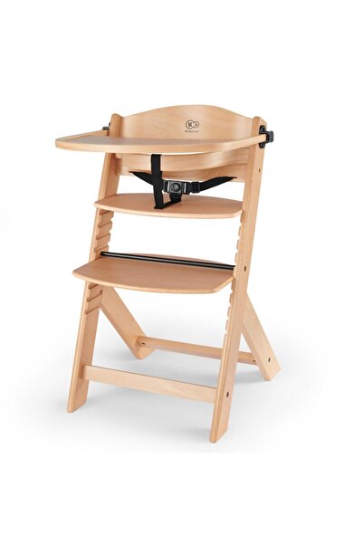 Kinderkraft Ξύλινη Καρέκλα Φαγητού Enock Φυσική