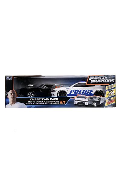 Simba Fast And Furious RC Car Set Toyota Supra&Dodge Charger Srt Scale 1:16