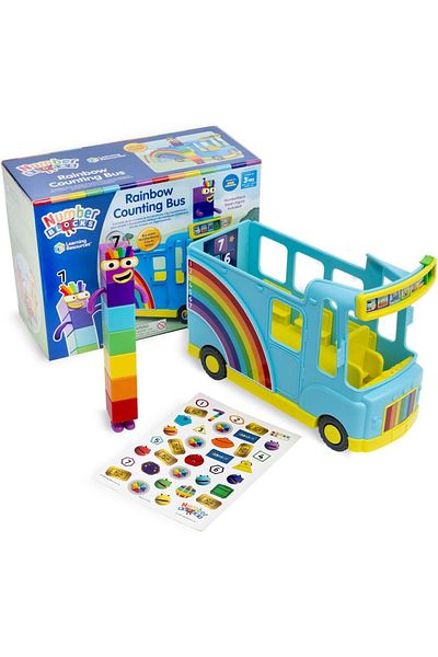 Hand2Mind Numberblocks si autobuzul curcubeu