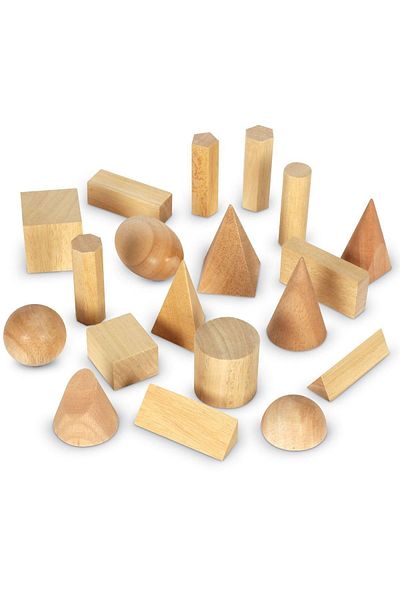 Learning Resources Geometric Wooden Shapes (SET 19)