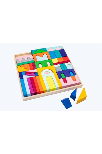 Marc toys Set Handmade, Constructor Din Lemn Didu