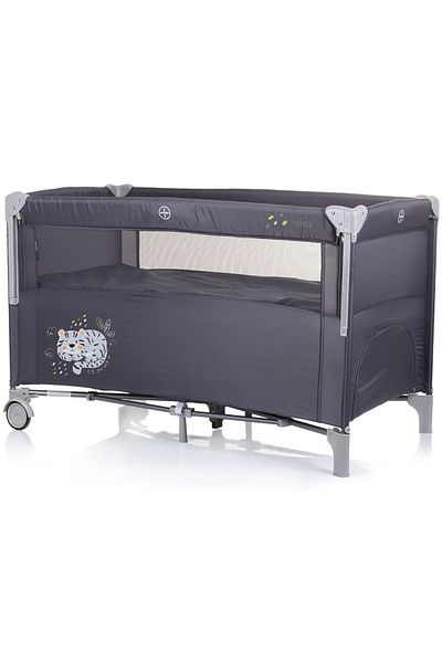 Chipolino Pat pliabil Relax Granite cu laterale glisante