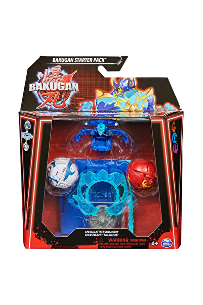 Spin Masters BAKUGAN STARTER PACK BRUISER, OCTOGAN SI NILLIOUS