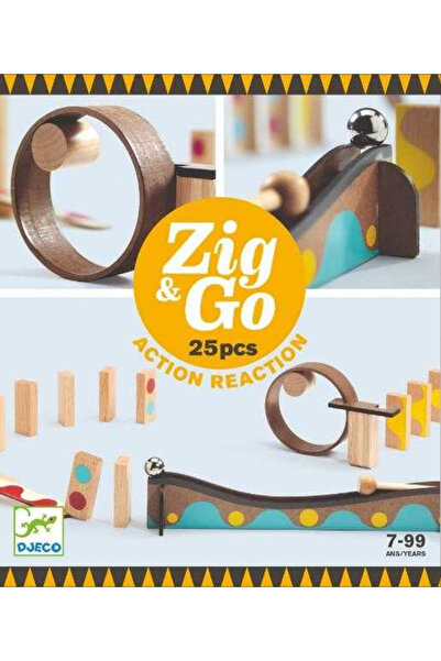 djeco Zig & Go - 25 Piece Trail Construction Set
