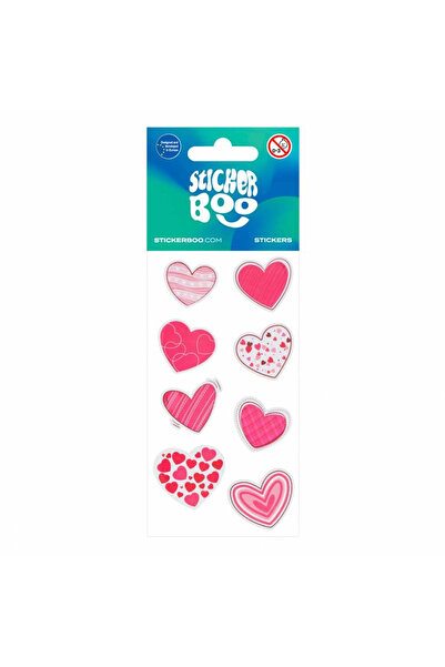 Micostore Heart Stickers, Valentine's Day, Love Stickers, Stickers For Creative Activities For Children
