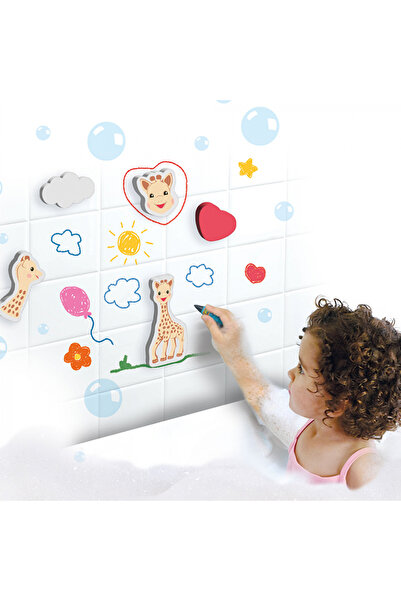 SES Creative Sophie Girafa - Creioane colorate pentru baie în formă de