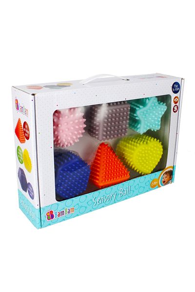 Micostore Baby Sensory Toys, 6 Months, Silicone, Develops Tactile Sense and Dexterity