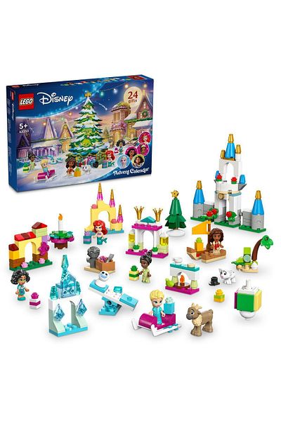 LEGO Disney 2024 New Year Calendar 43253 - Creation Set For Kids Ages 5 And Up (253 PIECES)