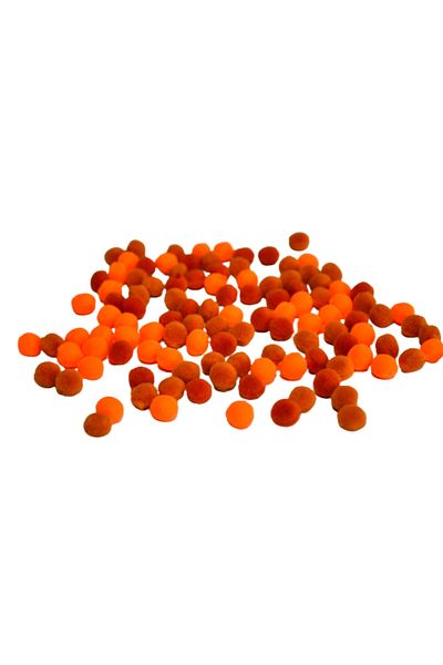 Meyco Pompoane mici, 120 buc, 10 mm, portocalii, accesorii de artă și meșteșuguri pentru copii