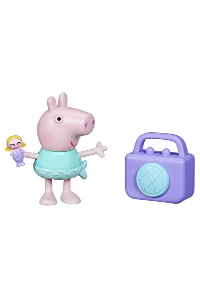 Hasbro Purcelusa Peppa, Figurina 7 Cm, Prietenii Amuzanti, Peppa Pig