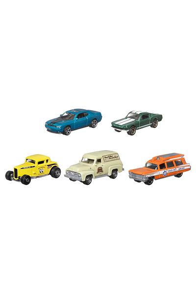 mattel Matchbox Set of 5 Diecast Cars Coffee Cruisers V 1:64 Scale