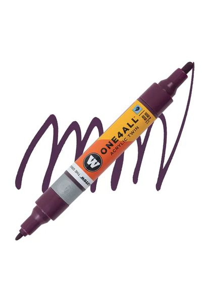 Molotow Acrylic Paint Marker, Dual Tip 1.5 And 4 Mm, One4all, Twin Pumpmarkers, 48 ​​Colors