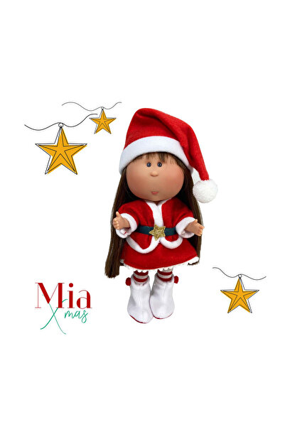 OEM Păpușa Nines D'onil, Mia Craciun, cu păr castaniu, cu parfum de vanilie, ...