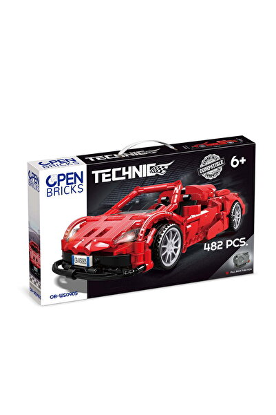OEM Set de construcție Lego Technic tip mașină sport roșie (482 piese)