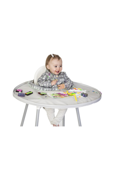 Tidy Tot Κιτ φαγητού - Σαλιάρα και δίσκος (ΦΡΟΥΤΑ ΛΑΧΑΝΙΚΑ)