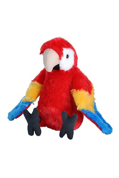 Wild Republic Scarlet Macaw Parrot - Plush Toy 20 cm