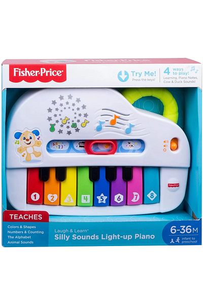 mattel Fisher Price Interactive Piano In Romanian