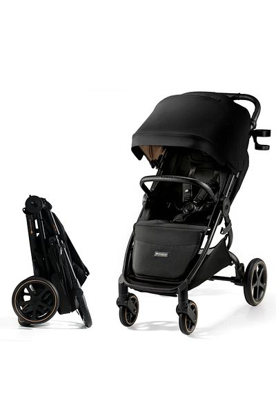 Kinderkraft Sport Stroller, Ultra Compact, Mitzy, 0-22 Kg, Black Ink