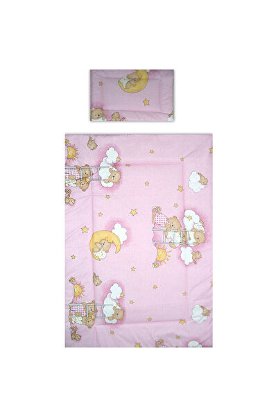 Hubners Ložní prádlo do postýlky Bear Sleep Easy 4 kusy růžové