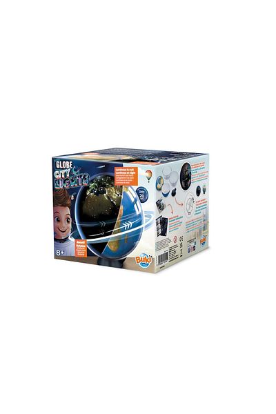Buki France Earth Globe Daytime - City Lights Seen From Space