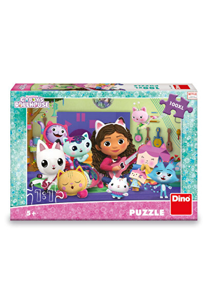 Dino Puzzle - Gabby and the Music Hour (100 Pieces XL)