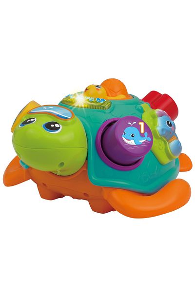 WINFUN Turtle Pull Toy With Shapes For Babies,