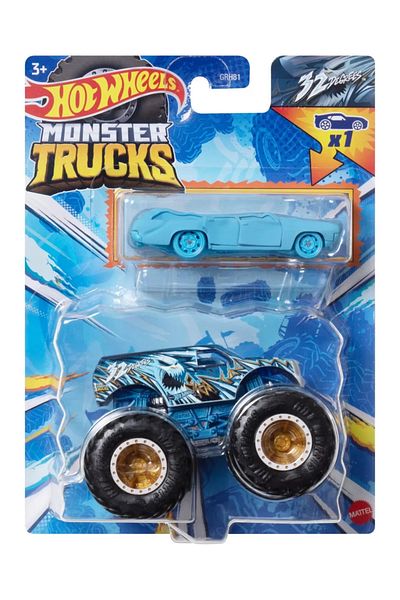 mattel Hot Wheels Monster Truck Si Masinuta Metalica 32 Degrees