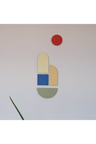 OEM Set de forme de perete din lemn - Compoziție nr. 80