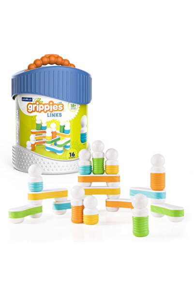 Guidecraft Grippies Links, Σετ Μαγνητικών Senzorial, 16 Τεμάχια