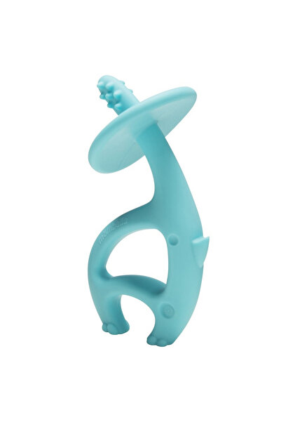 Mombella Silicone Gum Ring - Blue Elephant