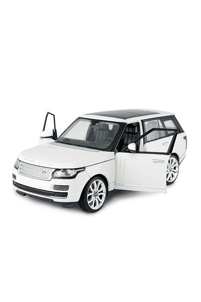 Rastar White Range Rover Metal Car 1 To 24 Scale