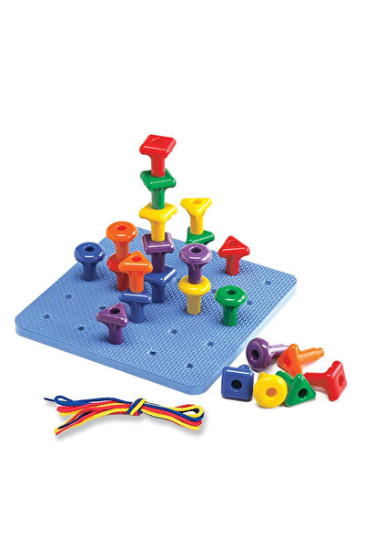 Edx Education Комплект играчки за сглобяване, 36 гигантски пирона с дъска,